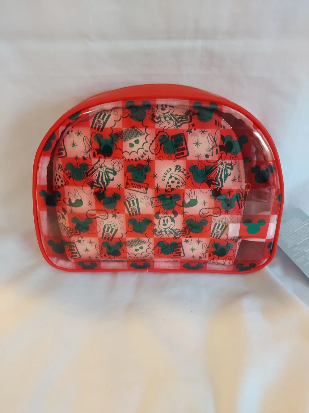 NWT Disney Store Mickey Mouse & Friends Friday Vibes Pouch Makeup Bag Set